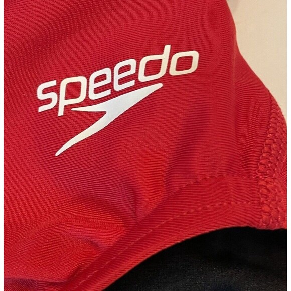 Speedo Women's Solid-Color One-Piece ProLT Swimsuit LC7 High Risk Red Size 8/34 - Picture 4 of 8